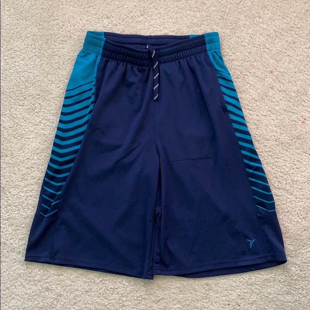 Navy/Teal Athletic Boy’s Shorts